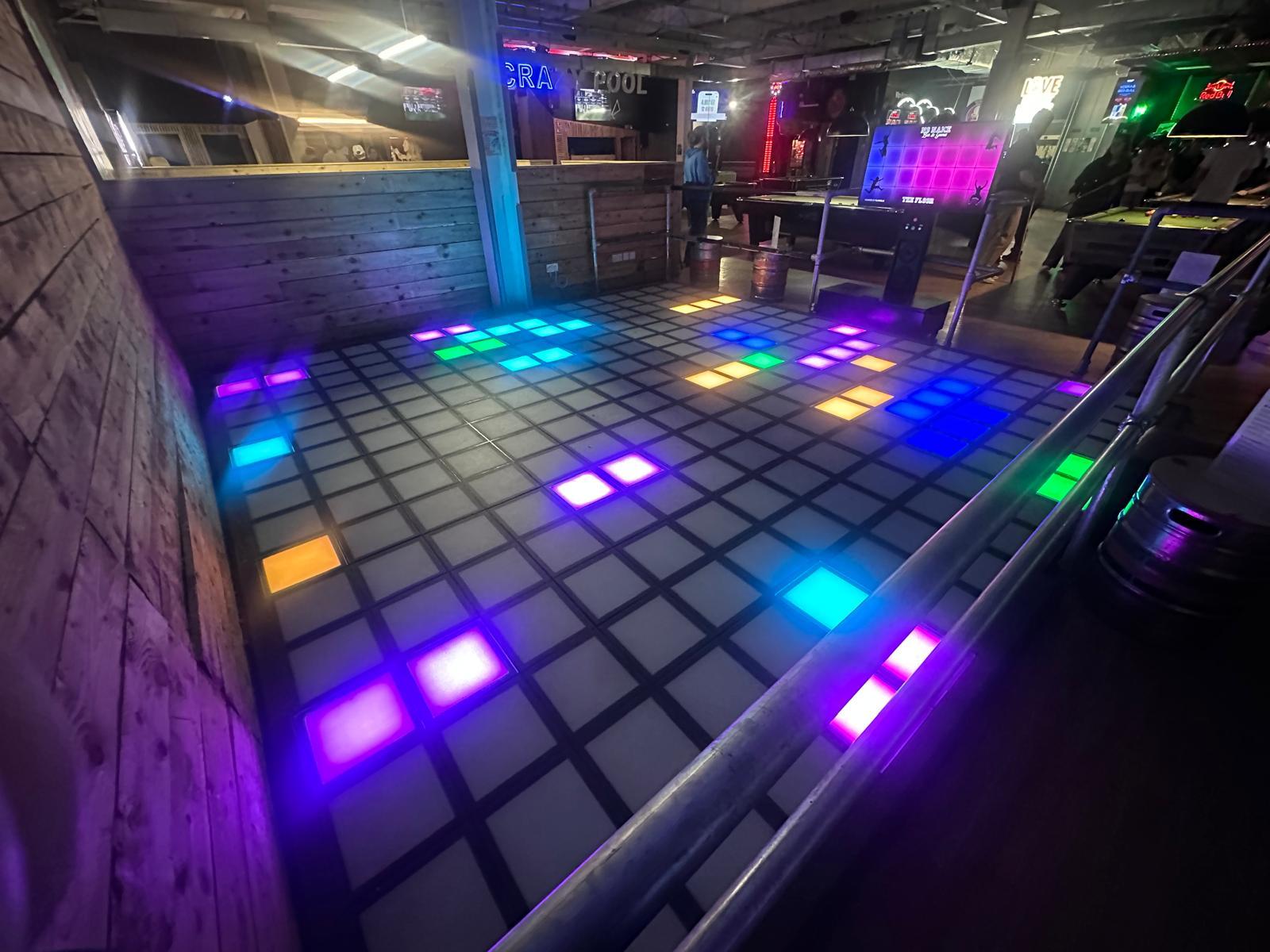 Interactive Floor at No Name Bar & Games Colchester