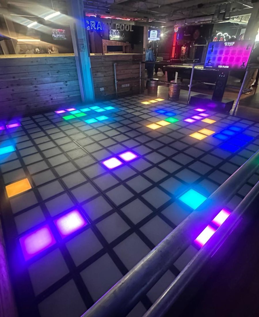 Interactive Floor at No Name Bar & Games Colchester
