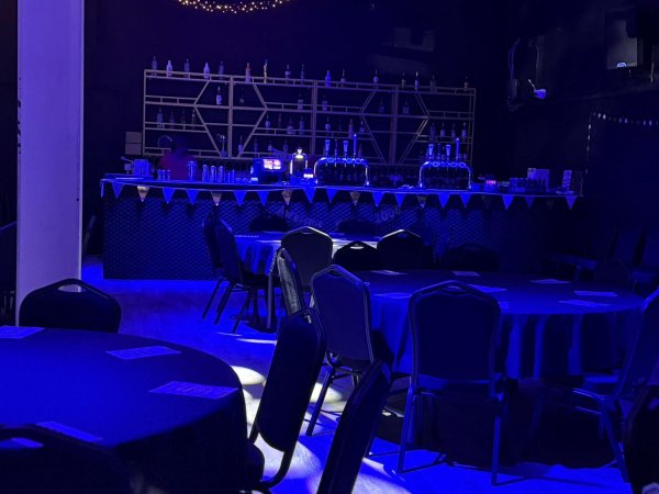 tables setup for private function no name bar and games