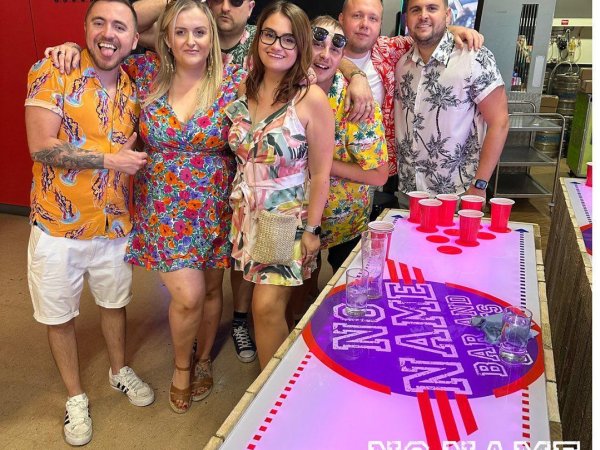 Hen and Stag Do guest at No Name Bar and Games in Colchester