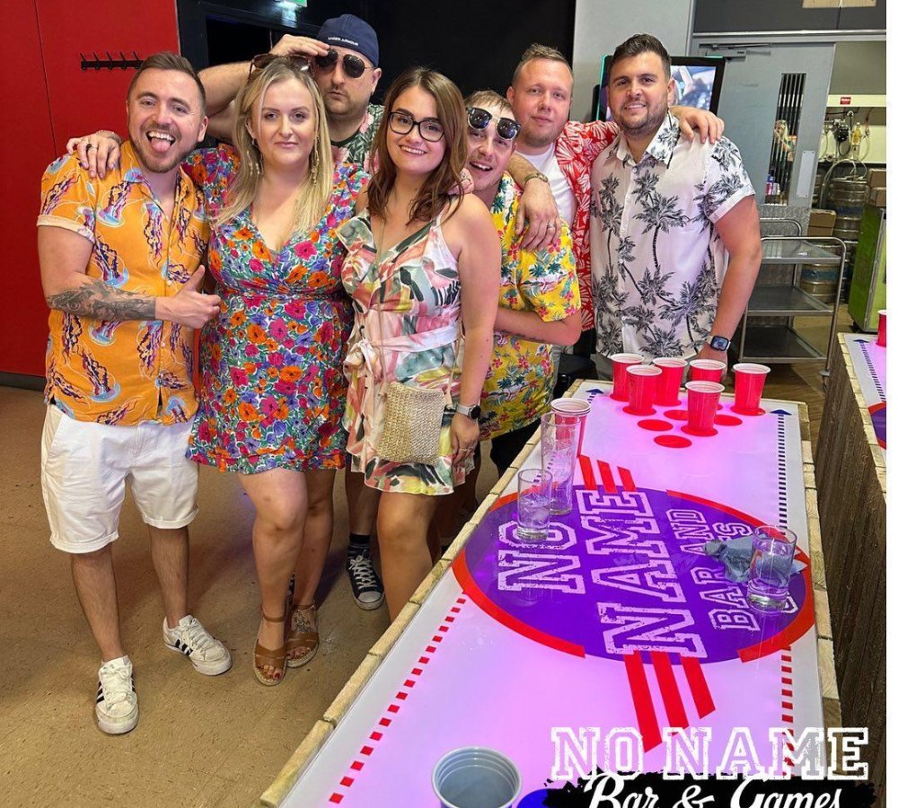 Hen and Stag Do guest at No Name Bar and Games in Colchester